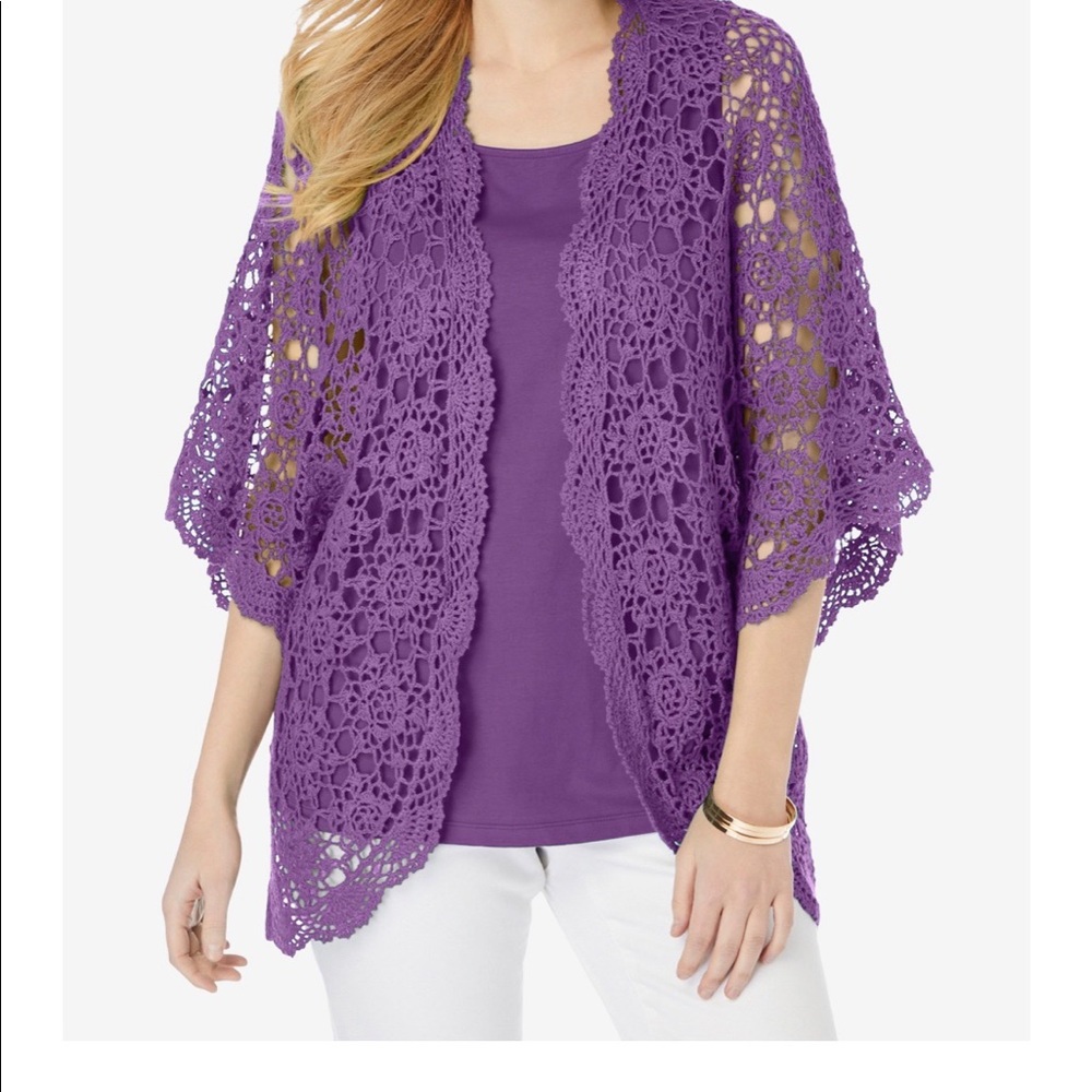 Roaman’s Crochet Cardigan